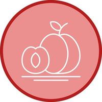 Apricot Vector Icon