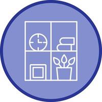 Bookshelf Vector Icon