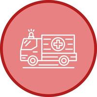 icono de vector de ambulancia