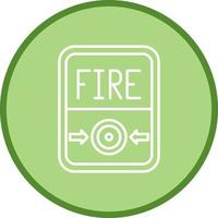 Fire Button Vector Icon