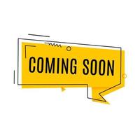 Coming soon banner for Announcement of New Product, advertising, business, vector. vector