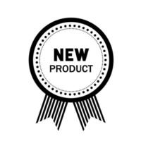 New product banner. New product label badge. Icon new product. Store badge icon. Flat vector. vector