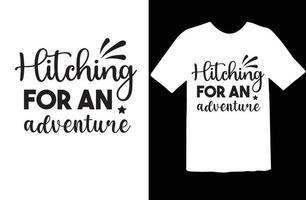 Hitching for an Adventure svg design vector