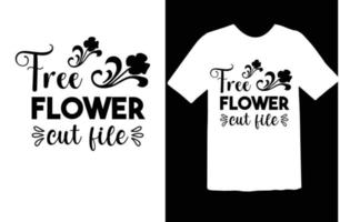 Free Flower Cut File svg t shirt design vector