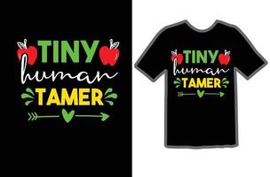 Tiny Human Tamer svg t shirt design vector