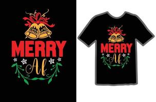 Merry Af svg t shirt design vector