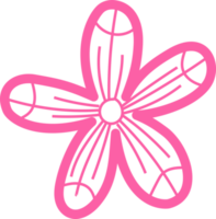 abstrait biologique fleur ligne forme png