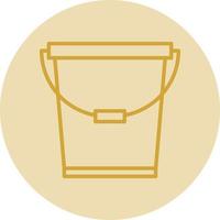 Bucket Vector Icon Design