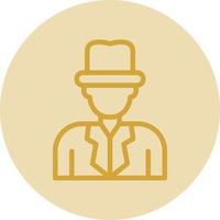 diseño de icono de vector de detective