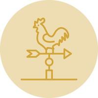 Weather Vane Vector Icon Design