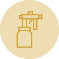 Spray Paint Gun Vector Icon Design