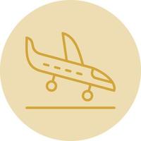 Landing Vector Icon Design