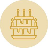 Wedding Cake Vector Icon Design