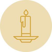 Candle Vector Icon Design