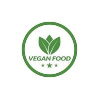 vegan food icon vector. It can be used for supplement label design, cbd label design, box design, social media template design etc. vector