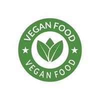 vegan food icon vector. It can be used for supplement label design, cbd label design, box design, social media template design etc. vector