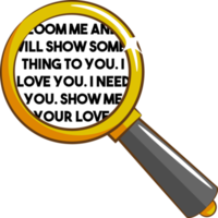 Magnifying glass png graphic clipart design