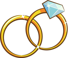 Boda anillo png gráfico clipart diseño