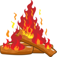 Campfire png graphic clipart design