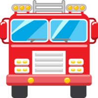 Fire truck png graphic clipart design