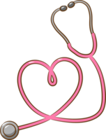 Stethoscope png graphic clipart design