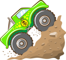 mostro camion png grafico clipart design