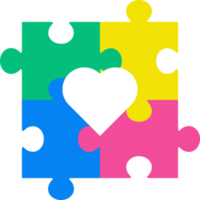 Puzzle png graphic clipart design