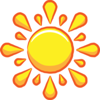 Sun png graphic clipart design