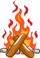 feu de camp png graphique clipart conception