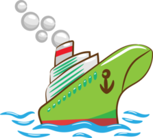 Cruise ship png graphic clipart design