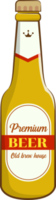 cerveza botella png gráfico clipart diseño