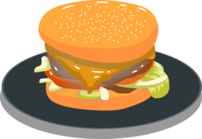 Burger png graphic clipart design