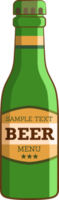 Bière bouteille png graphique clipart conception