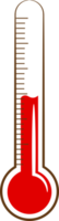 Thermometer png graphic clipart design