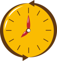 Clock png graphic clipart design