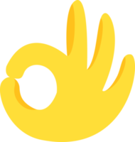 ok hand gesture sign png
