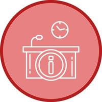 Information Desk Vector Icon