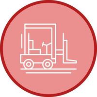 Forklift Vector Icon