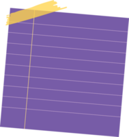 Post note. Reminder memo paper png