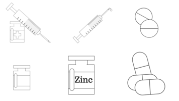 colección de fármaco y medicina píldora botella png