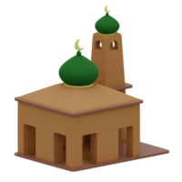 3d Rendern Moschee perfekt zum Moslem Design Projekt png