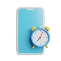 téléphone l'horloge alarme png