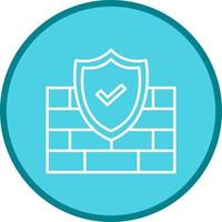 FireWall Vector Icon