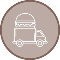 Fast Food Truck Vector Icon