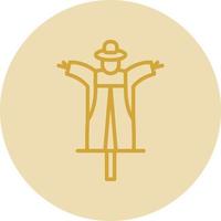Scarecrow Vector Icon Design