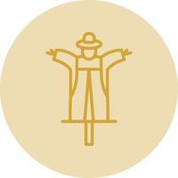 Scarecrow Vector Icon Design