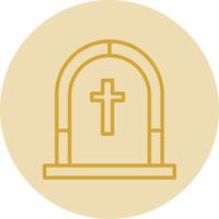 diseño de icono de vector funerario