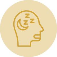 Narocolepsy Vector Icon Design