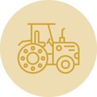 Tractor Vector Icon Design