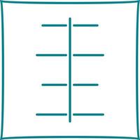 Unique Center Align Vector Icon